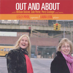 cover of Out and About...with William Bolcom, Cole Porter, Percy Grainger and more...